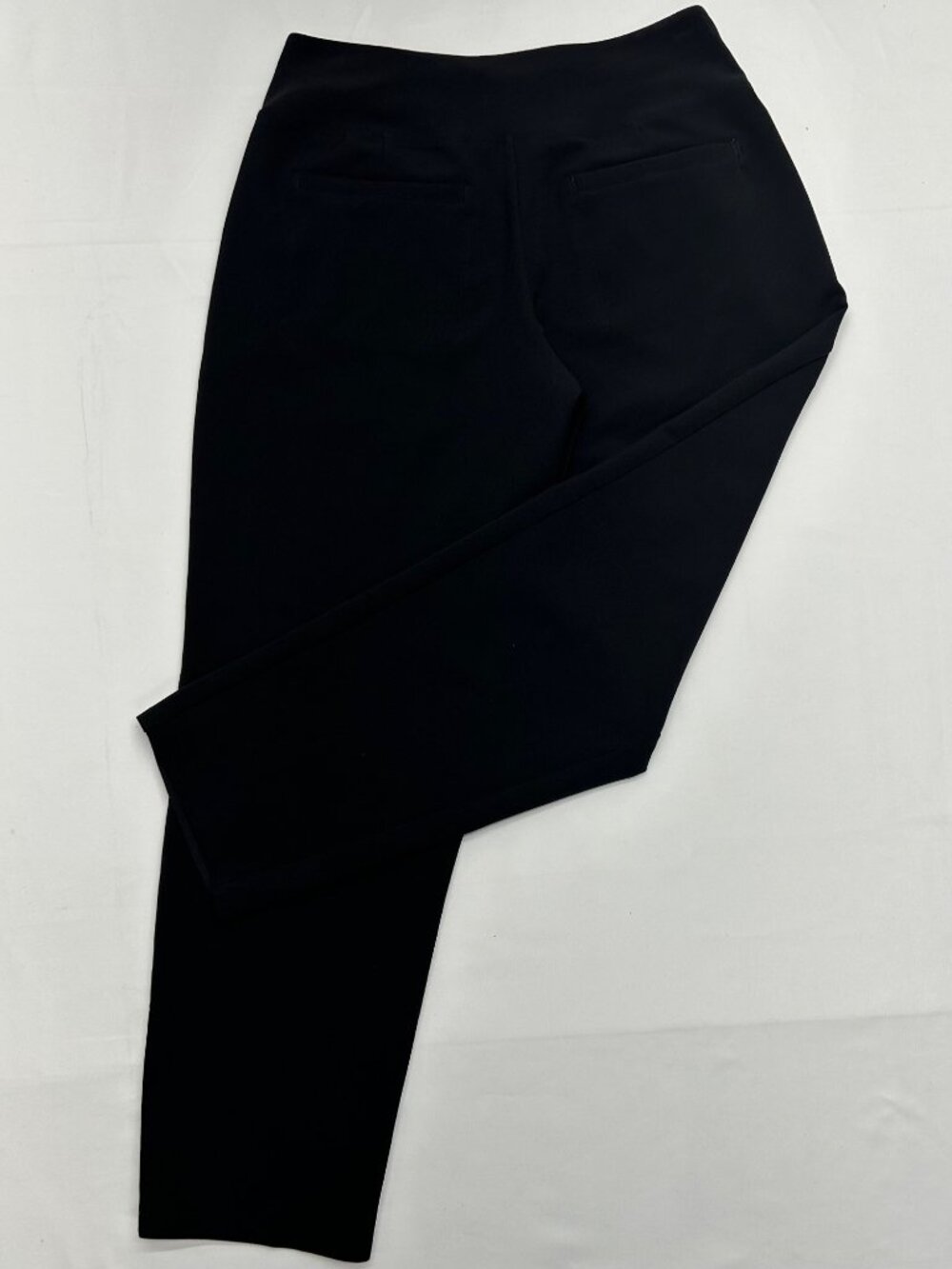 Athleta Womens Black Ankle Pants Size 2 Petite Stretch Pull-On Tapered Fit - Picture 6 of 14